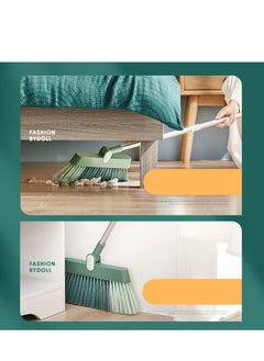 TYCOM 2 in 1 Broom and Dustpan Cleaning Set Foldable Combo for Indoor Outdoor Rotatable 180 Degrees for Household Use Blue  - Image 5