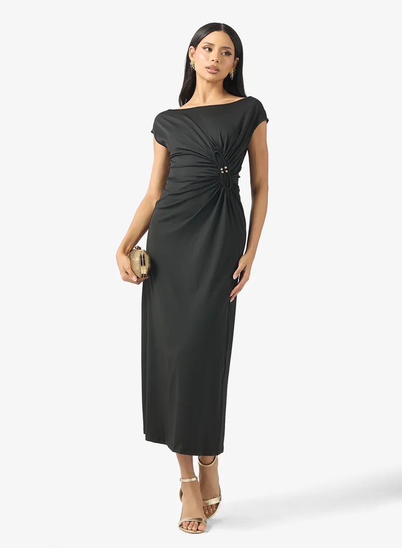 ايلا فستان سترة مكشكش