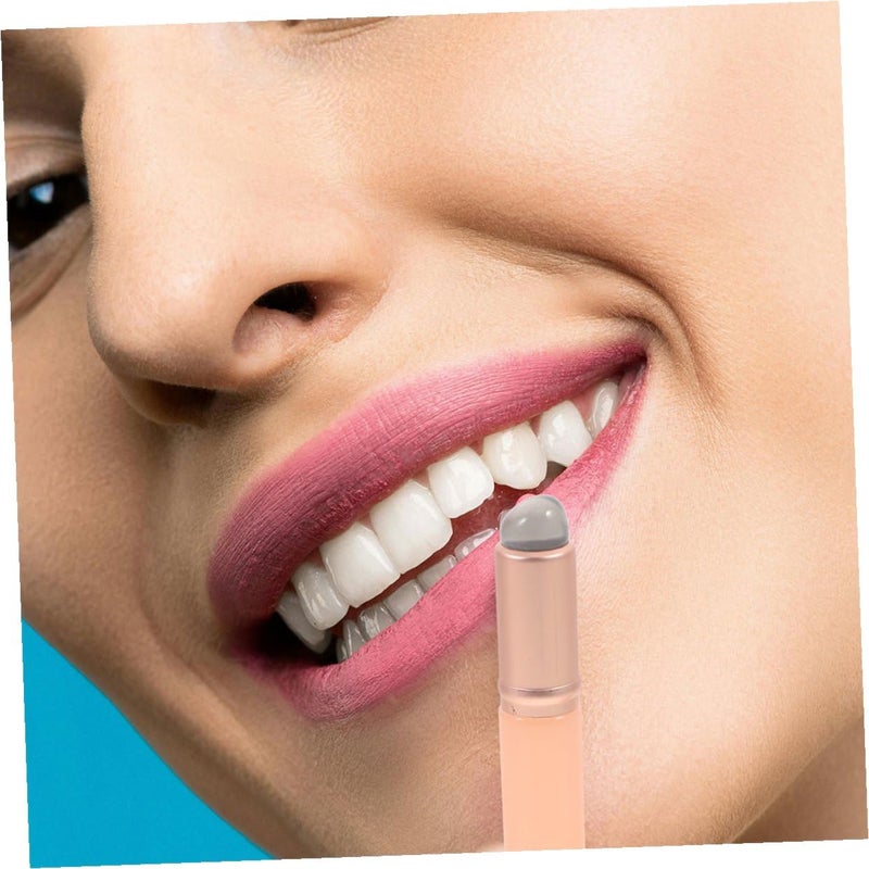 VICASKY 4 Pcs Silicone Lip Brush with Lid Reusable Lip Gloss for Precise Makeup Portable for Daily Cosmetic Use - Image 5