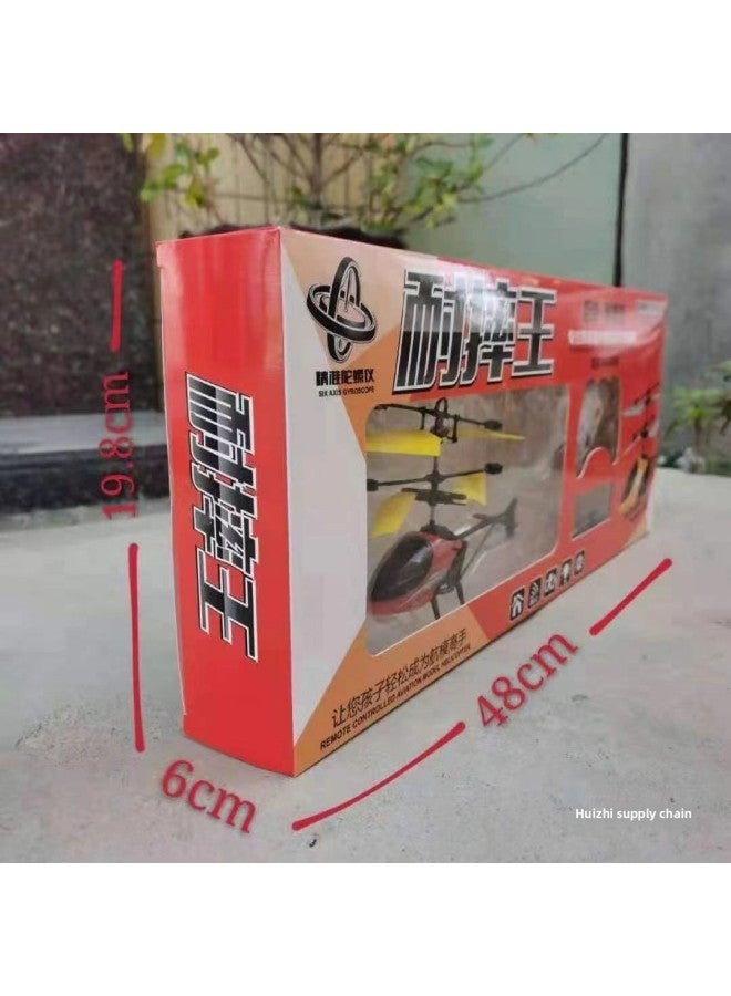 Children's Induction Remote Control Aircraft Aircraft Six-one Gift Box Two-way Wireless Charging Remote Control Helicopter Stall Toys-Color:Dual Mode 【remote Control + Induction Model】 + Large Gift Box-Specification:Rechargeable + Free Charging Cable + Free Battery - Image 5