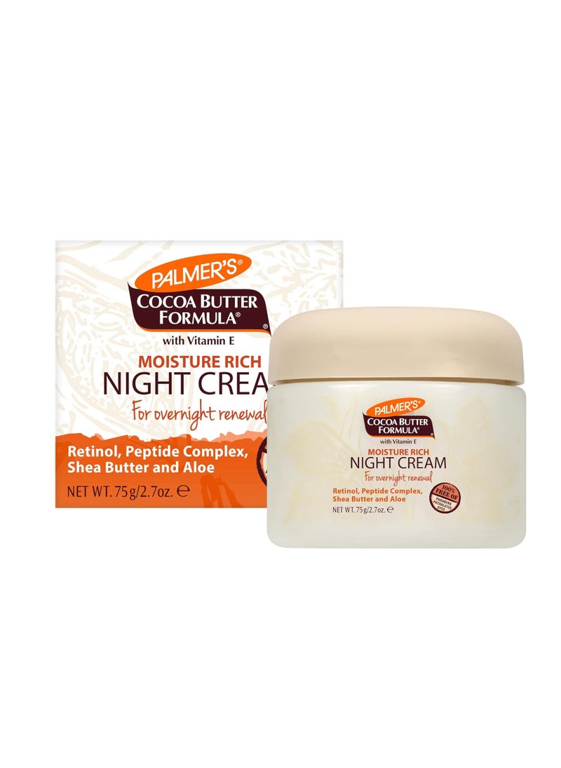 PALMER'S - Palmer's Cocoa Butter Formula Moisture Rich Night Cream, 2.7 Ounces - Image 1