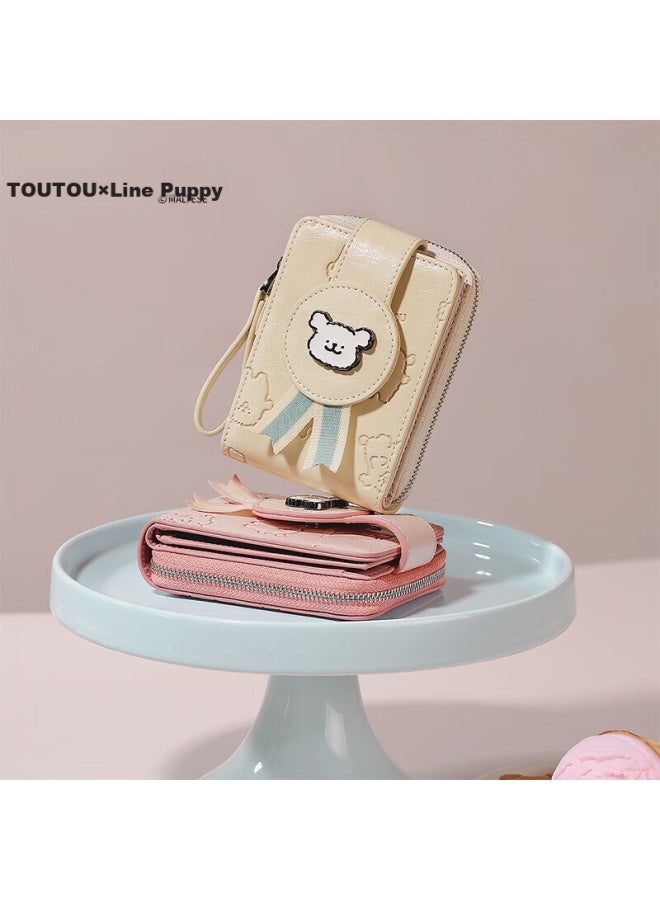 Toutou Women's Handbag, Spring Refreshing Line, Puppy Champion Wallet, Card Holder, Large Capacity, Coin Purse, Clutch, Birthday Gift - Image 1