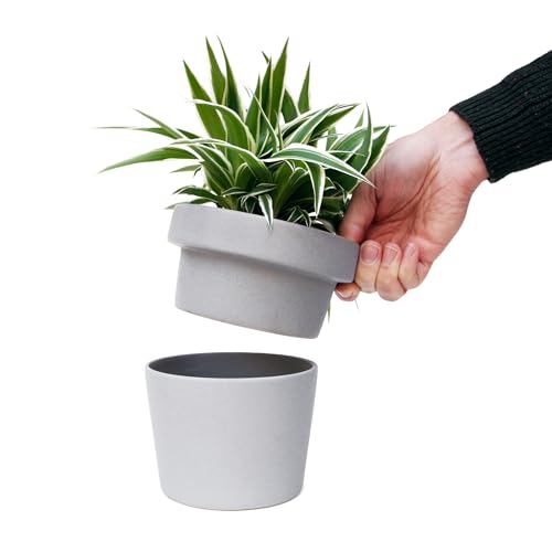 Suck UK Hidden Storage Plant Pot - Key Hider - Hide A Key Planter - Diversion Safe - Fake Plant Secret Storage - Secret Stash - Ceramic Flower Pot Hidden Compartment - Money Hideaway - Cash Box - Image 4