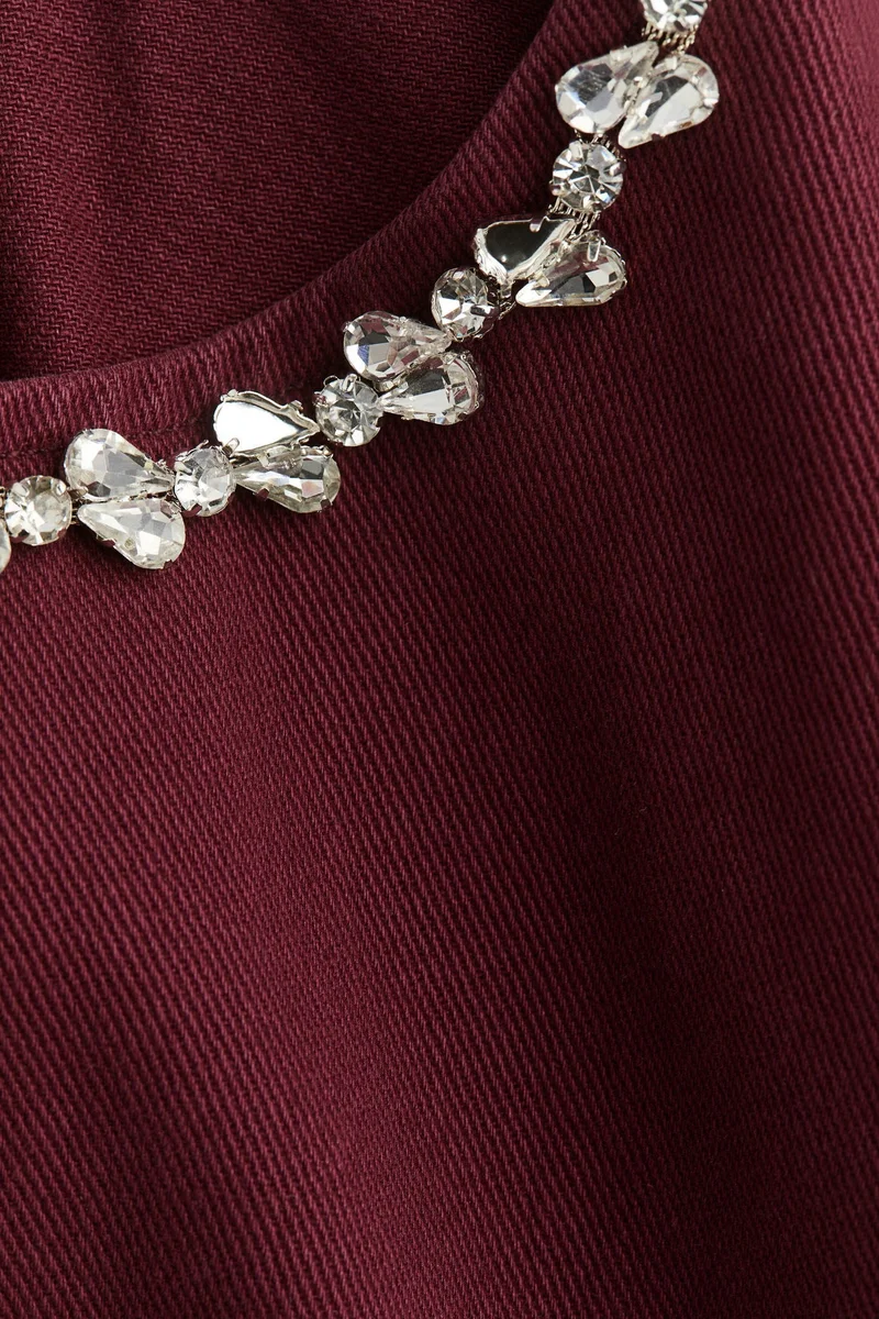 H&M Rhinestone-embellished dress