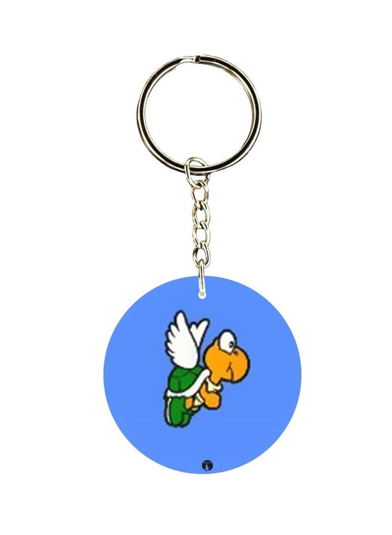 Cartoon Themed Single Sided Keychain
