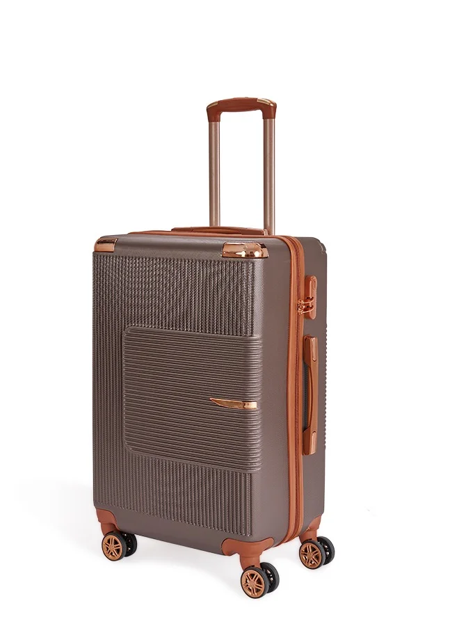 LIMRA Luggage set 5 pieces travel Bags with a distinctive design from limra Brown