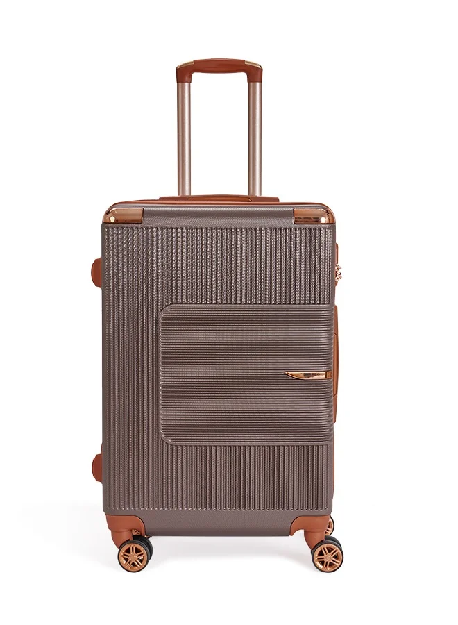 LIMRA Luggage set 5 pieces travel Bags with a distinctive design from limra Brown