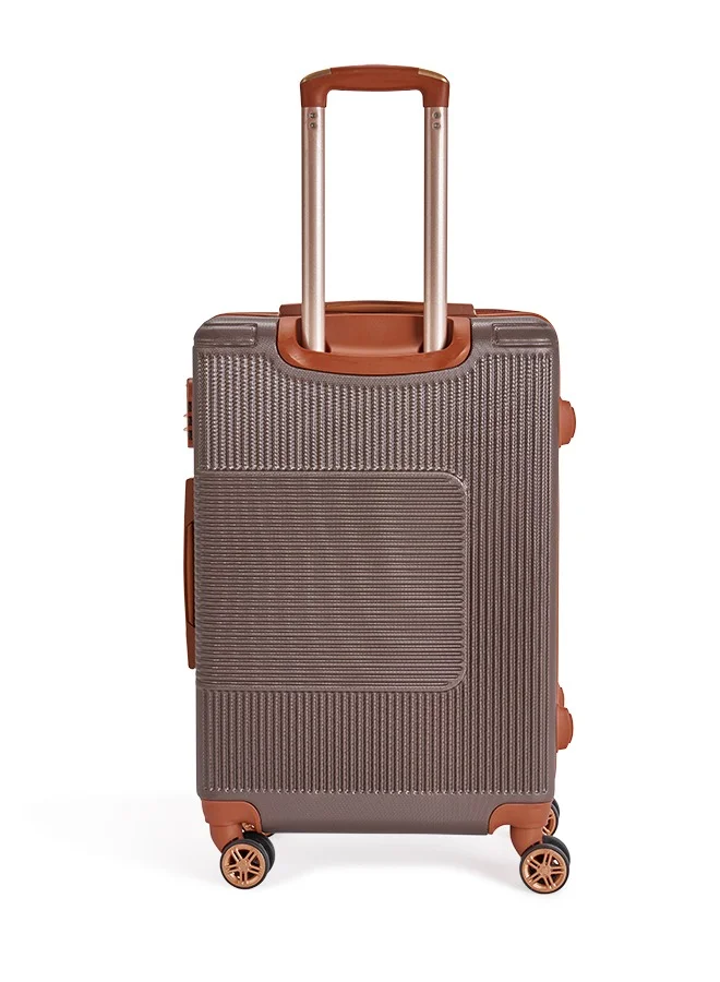 LIMRA Luggage set 5 pieces travel Bags with a distinctive design from limra Brown