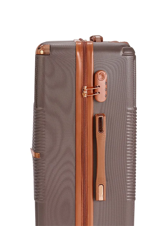 LIMRA Luggage set 5 pieces travel Bags with a distinctive design from limra Brown