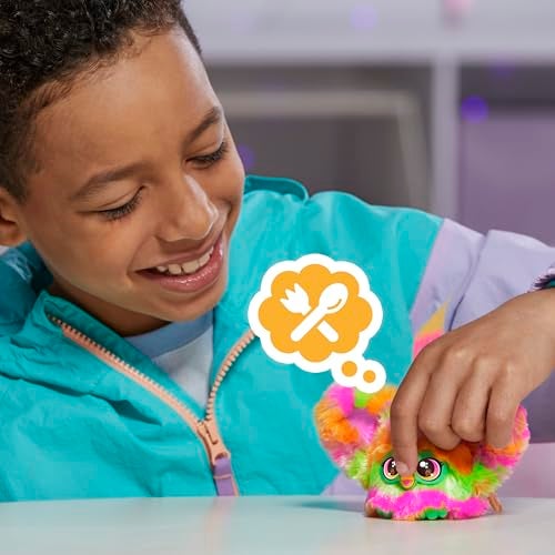 Furby Furblets Par-Tay Mini Friend, 45+ Sounds, Disco Music, Speaks Only Furbish, Electronic Plush Toys for Girls & Boys, Interactive Pets, Multicolor, 6+ - Image 5