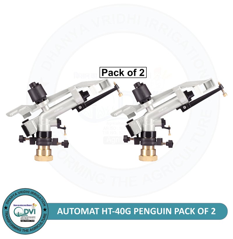 AUTOMAT DVI Irrigation Sprinkler RAINGUN for Farms and Agricultural Lands (1.25 INCH Penguin RAINGUN Pack of 2) - Image 2