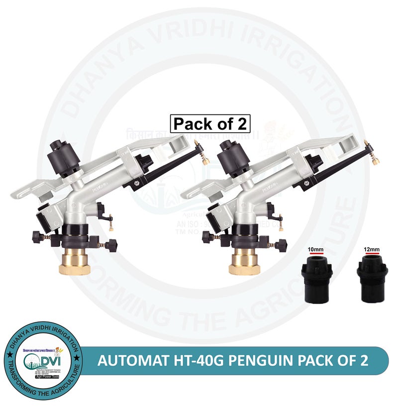 AUTOMAT DVI Irrigation Sprinkler RAINGUN for Farms and Agricultural Lands (1.25 INCH Penguin RAINGUN Pack of 2) - Image 4