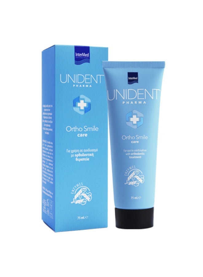 InterMed Unident Pharma Ortho Smile Care Toothpaste 75ml