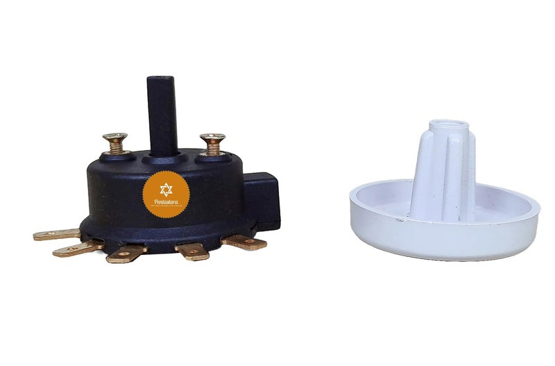 PENTASTARARotary Switch with Knob 5 PIN Type forButterfly Mixer Grinder Models Not Suitable for Any Other Brands - Image 2