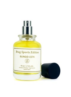 B BRAG Brag Sports Editions Blingo 1574 50ML Unisex Oriental Elegance Exquisite Perfumery Craft Captivating Fragrance Elegance for Men and Women Suited All Genders Timeless Gift for Any Occasion 