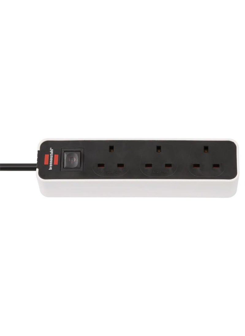 Brennenstuhl - Brennenstuhl Ecolor 3 Way Extension Socket 3m - Image 1