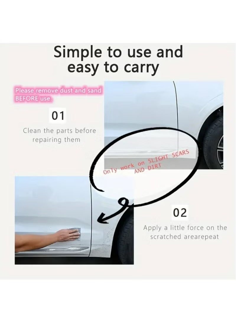 5 Pcs Nano Sparkle Cloth And Abrasive For Car Scratches,Car Scratch Repair Paste,Magic Nanosparkle Cloth for Car Scratche Remover for Car Scratch Repair - Image 3