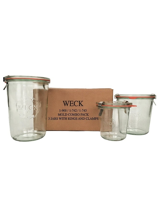 Weck عبوات جرة ويك كومبو (قياسي) - Image 1