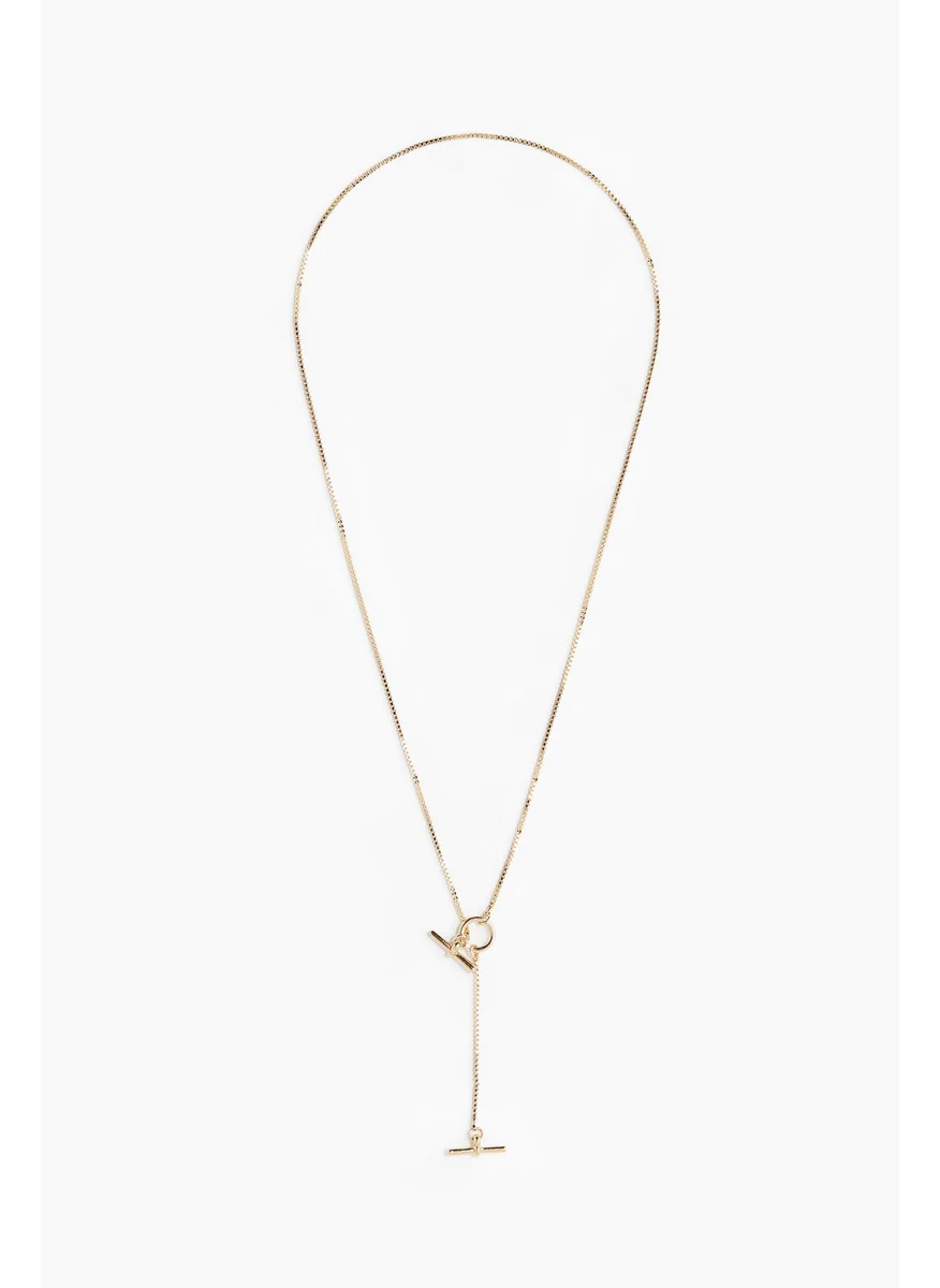 H&M T-Bar Lariat Necklace