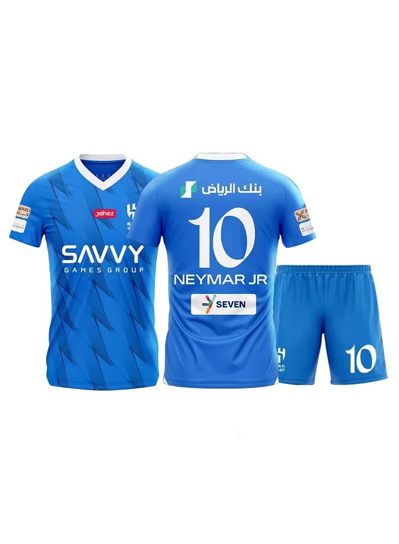 M MIAOYAN M MIAOYAN Neymar Riyadh Crescent No. 10 jersey football jersey suit match training jersey - Image 2