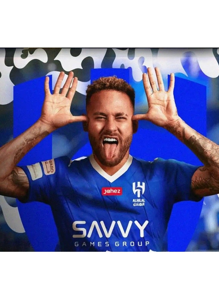 M MIAOYAN M MIAOYAN Neymar Riyadh Crescent No. 10 jersey football jersey suit match training jersey - Image 4