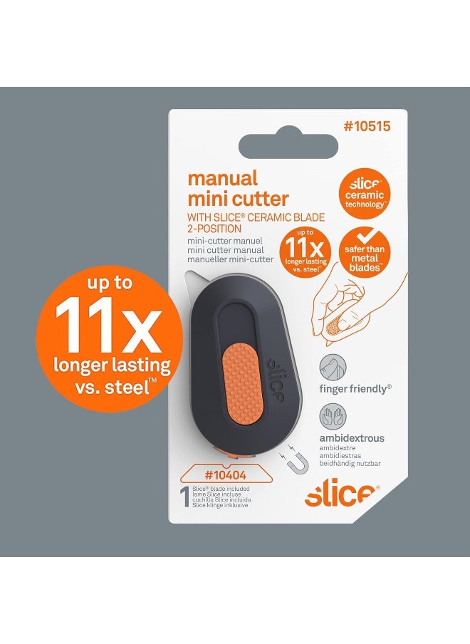 Slice SLICE CERAMIC MINI CUTTER Black and Orange 1 Pack 10515  - Image 5