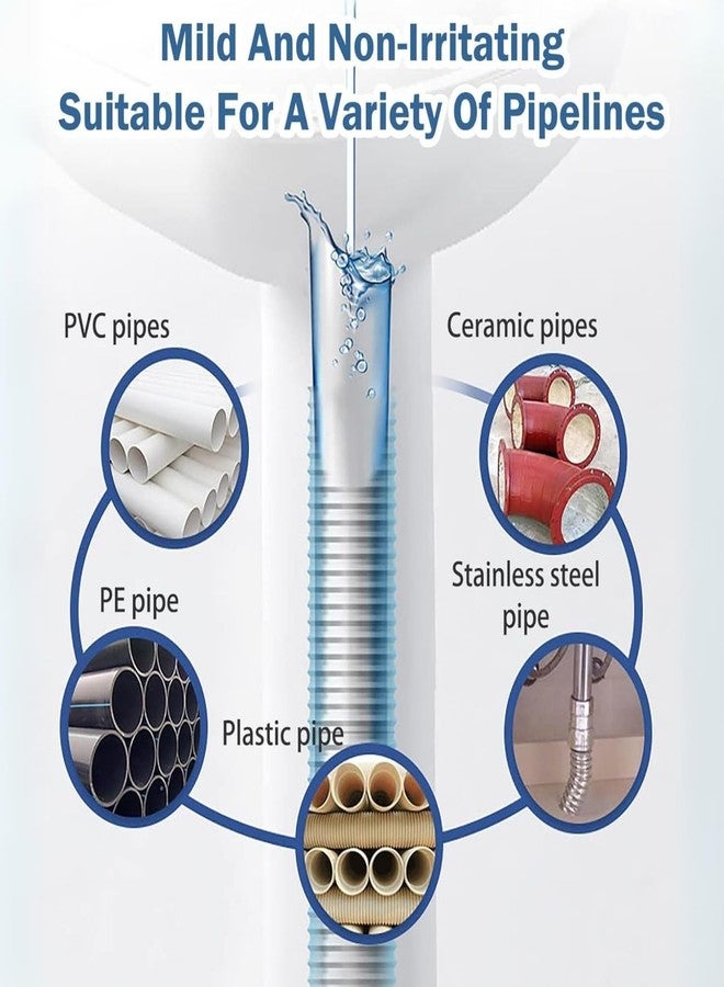 Atomic Powerful 450gm Drain Cleaner For Bathroom, Sink, Plastic Pipes and Toilet - Image 4