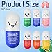 Arrowbash 30 Pcs Pill Stress Ball Pharmacy Technician Gift for Pharmacist Nurses Doctor Pill Shaped Foam Inspirational Coworker Employee Stress Ball with Cute Cartoon Emotion Face Emergency - Image 4