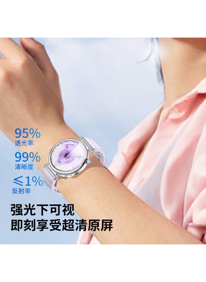 Smorss Ar Anti-reflective Tempered Glass Screen Protector For Huawei Watch Gt6 41mm Full Coverage Scratch-resistant Anti-drop Ultra Clear Film
