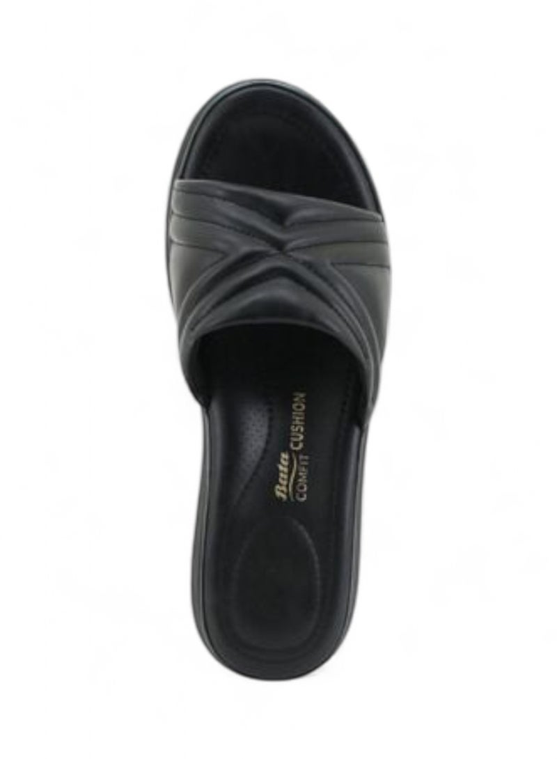 Bata Comfit Embossed Slip On Sandals - Image 4