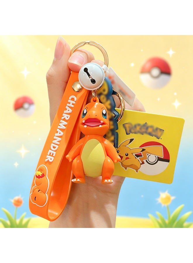 1 Pcs Charmander keychain/anime key ring/pendant - Image 1