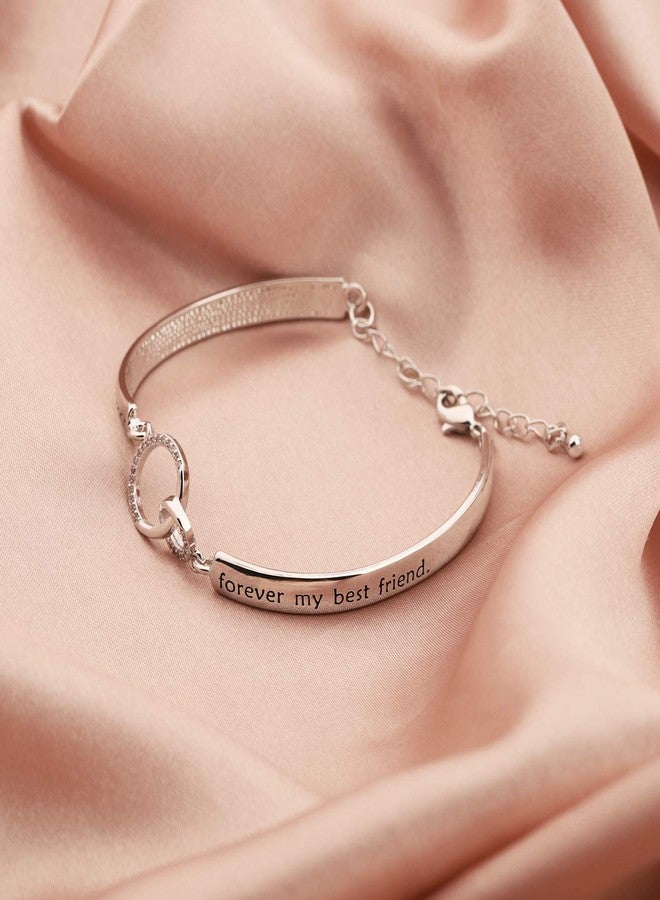 Zuo Bao Wedding Jewelry Maid of Honor Gift Today My Maid of Honor Forever My Best Friend Sister Bracelet Wedding Proposal Gift for Bridesmaid Flower G (matron of honor S) - Image 3