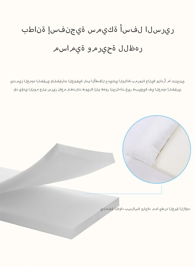 لو.بيبي.في  سرير محمول فائق النعومة وقابل للتهوية للأطفال حديثي الولادة على شكل شرنقة - Image 3