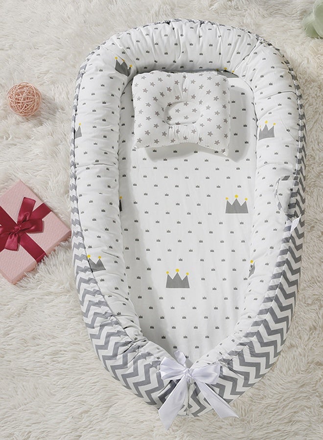 لو.بيبي.في  سرير محمول فائق النعومة وقابل للتهوية للأطفال حديثي الولادة على شكل شرنقة - Image 4