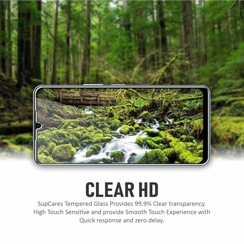 SupCares Tempered Glass for iQOO Z10 Lite and Vivo T4 Lite (6.74 Inch) With Installation Kit | Military-Grade Gorilla Screen Protector | Edge to Edge Coverage | Black - Image 3