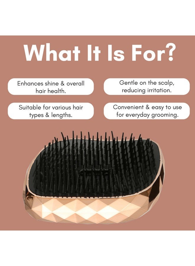 Beaute Secrets Detangling Hair Comb Brush, Detangler Hair Brush For Women Men & Kids Use In Wet And Dry Hair - Image 5