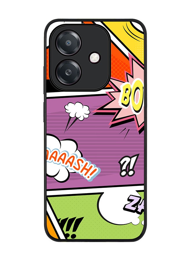 Stylizedd For Oppo A60 5G / A3 5G / A3x 5G Case,Slim fit Camera Protection, Shockproof Thin Phone cover - Comic Strip - Image 1