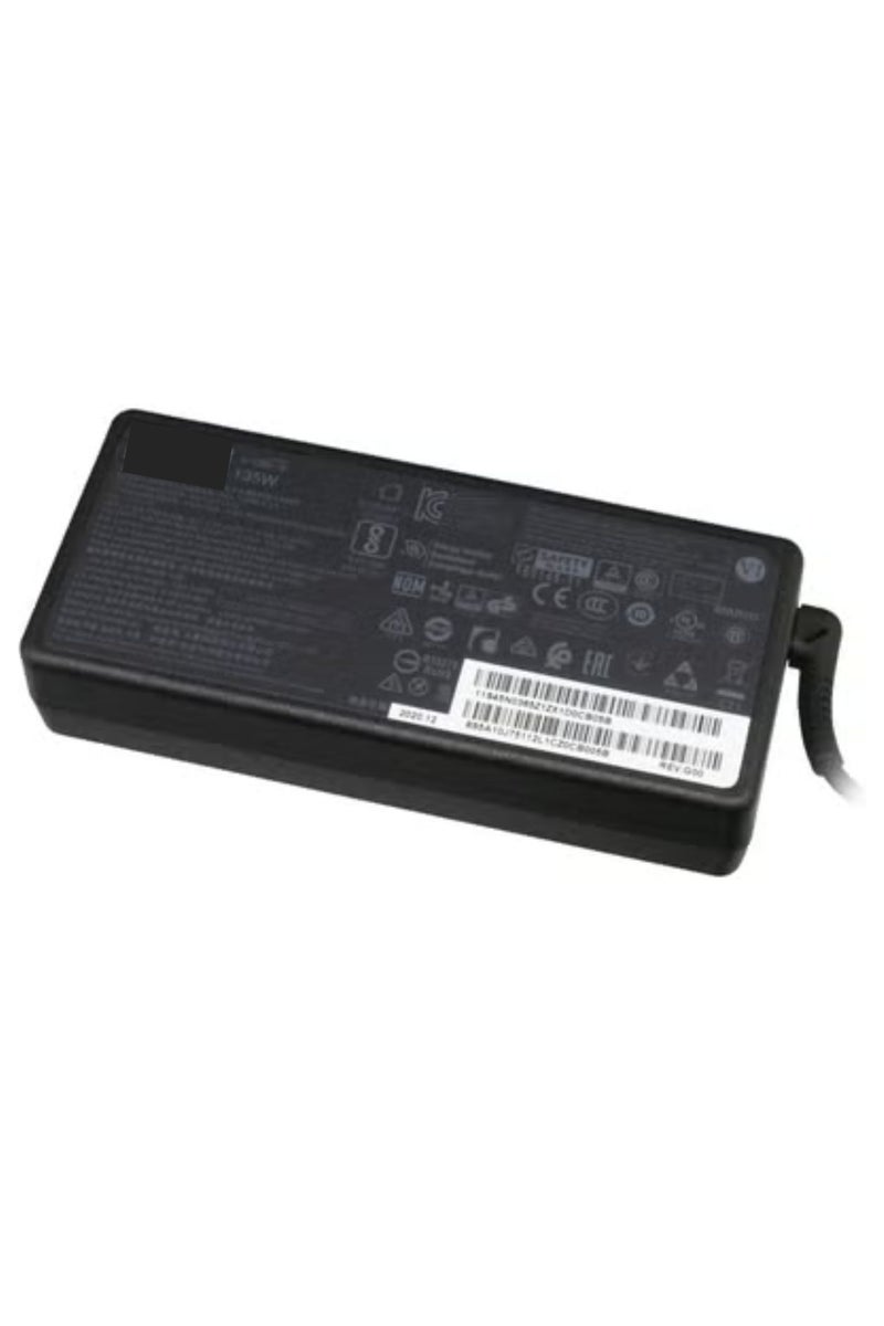 Terabyte 20V 6.75A 135W Laptop Charger, UK Power Cable, Compatible with , Black - Image 1