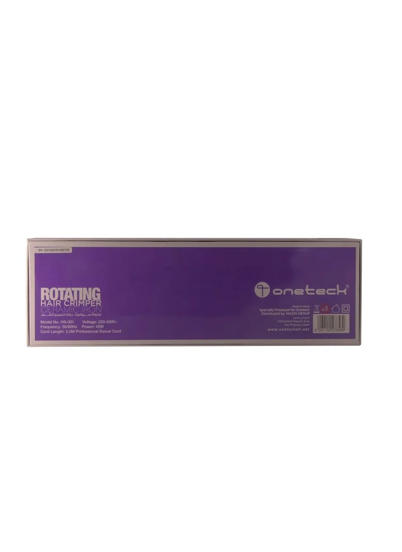Onetech Onetech Rotating Hair Crimper Ceramic Iron Hs-001  - Image 5