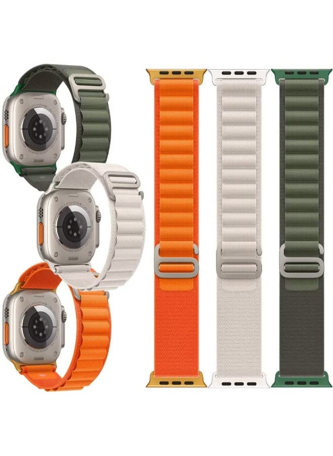 SHOPI - Alpine Loop Strap For Apple Watch Bands 45mm 49mm 41mm 44mm 40mm Nylon Watchband Sport Bracelet Belt iwatch Ultra Series  SE 8/7/6/5/4/3/2/4 - Image 1