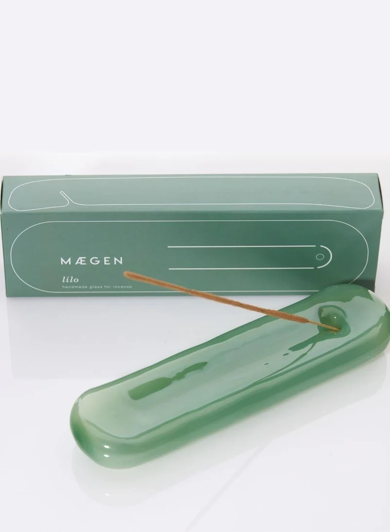 مايجن حامل البخور بشكل عوامة – أخضر بحري