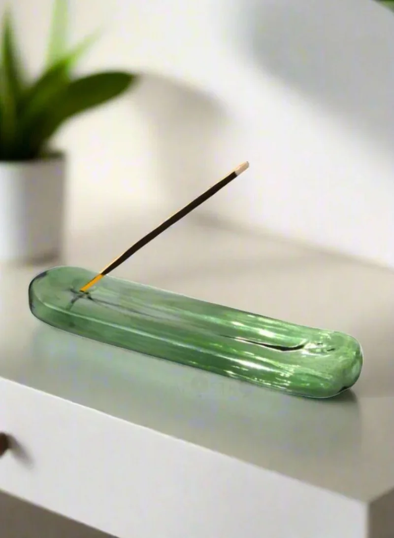 مايجن حامل البخور بشكل عوامة – أخضر بحري