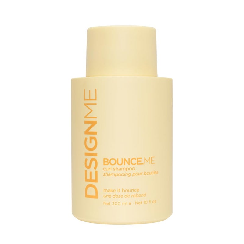 شامبو Design.Me BOUNCE.ME | تركيبة مضادة للتجاعيد ومحددة للتجاعيد لجميع أنواع الشعر المجعد | مغذي بزيت جوز الكوكوي وزيت البورتي | يعزز اللمعان، يرطب الشعر