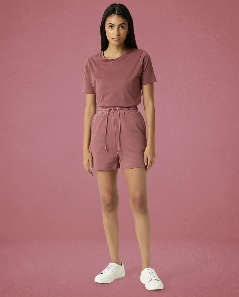 Rareism Women's Mid Rise Shorts
