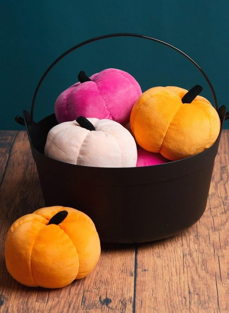 Talking Tables Halloween Velvet Pumpkin Table Decoration
