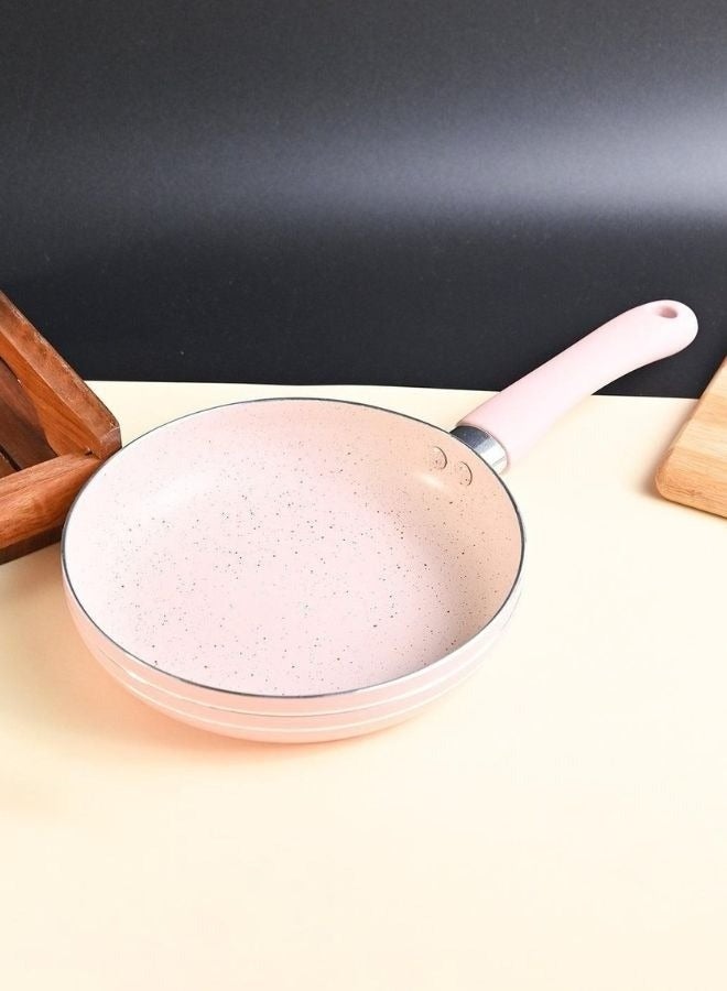 Happy Home Granite Frying Pan, Non-Stick Cooking Pan for Cooking Steaks, Fried Eggs, Beef, Pancakes - 12cm - Image 2