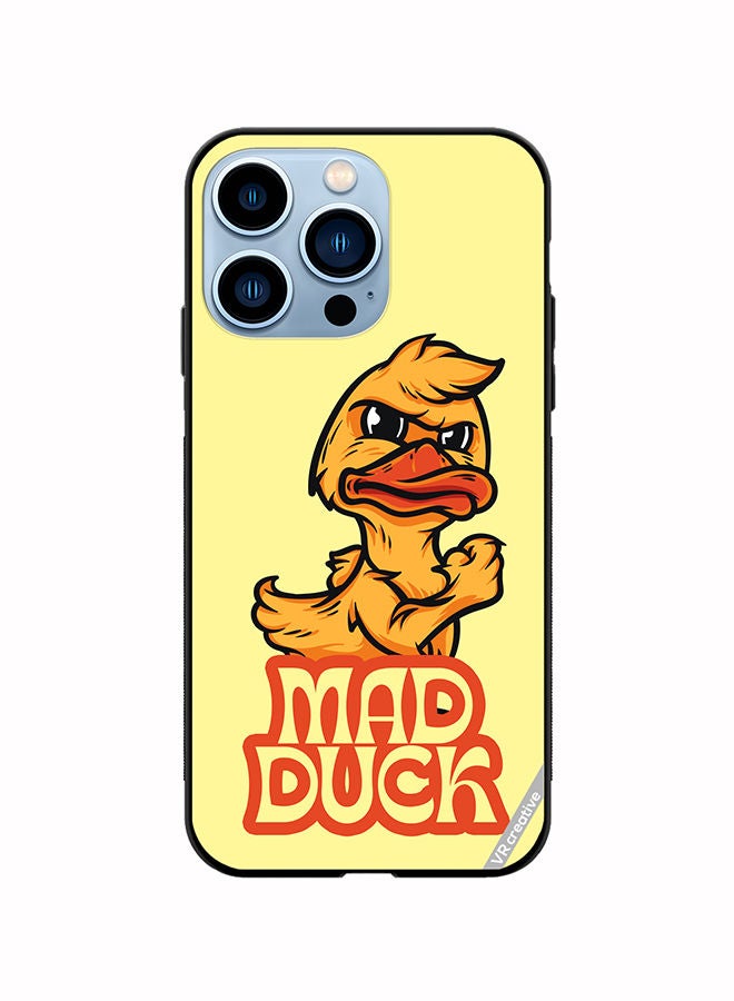 VR CREATIVE Protective Case Cover For Apple iPhone 14 Pro Mad Duck Design Multicolour - Image 1