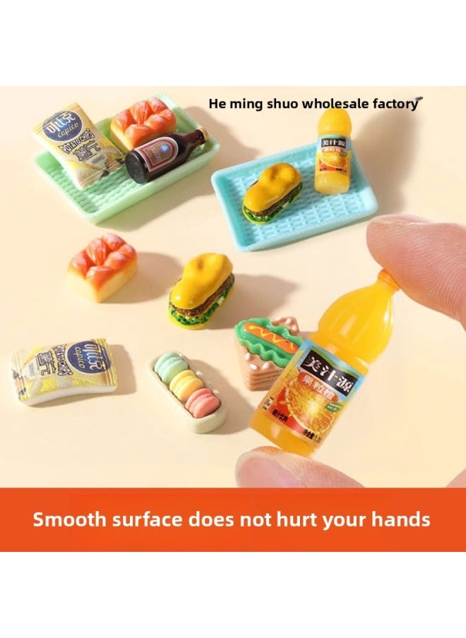 Generic - Girls Like Mini Playhouse Toys For Children 2024 Explosions 6 Years Old And Over 10 Years Old Net Red Kitchenette-Color:Bottle Model | 20 Non-repeating Pieces + Free 4 Luminous Bottles + Dinner Plate + Glue - Image 1