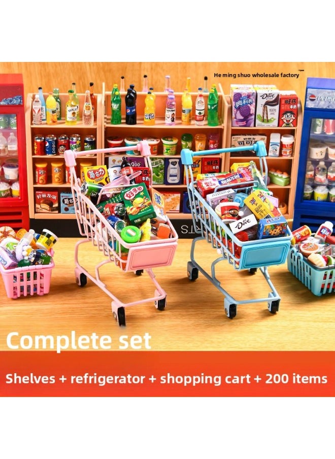 Generic - Girls Like Mini Playhouse Toys For Children 2024 Explosions 6 Years Old And Over 10 Years Old Net Red Kitchenette-Color:Bottle Model | 20 Non-repeating Pieces + Free 4 Luminous Bottles + Dinner Plate + Glue - Image 1