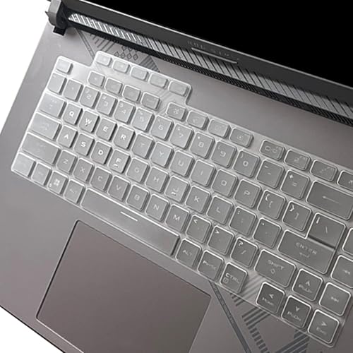 Casoshield Ultra Thin TPU Keyboard Cover for 2024 2023 ASUS ROG Strix G16 G614JVR/JIR/JVR/JIR G634JY G634JZ, Rog Strix Scar 16 G634JZR G634JYR 16 inch, Clear - Image 5
